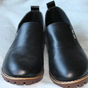 Black Loafer Slip-ons